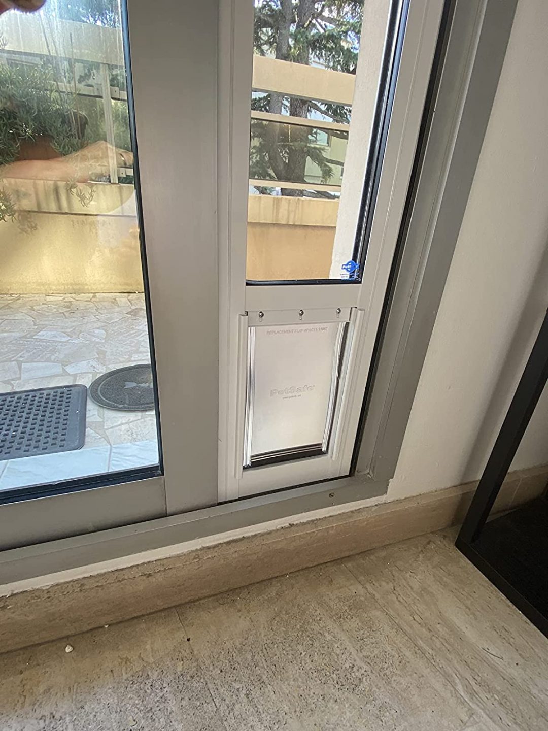 Chatiere baie vitrée Chatière porte fenêtre Amovible Sans Percer Sans faire de trou