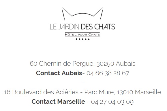 Hôtel pour Chats : Aubais et Marseille